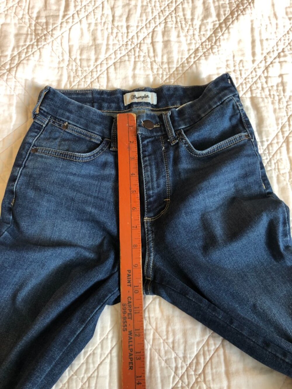 Wrangler Bespoke Boot Denim Girls/Big Girls Jeans, Size 26x32 - Picture 5 of 12
